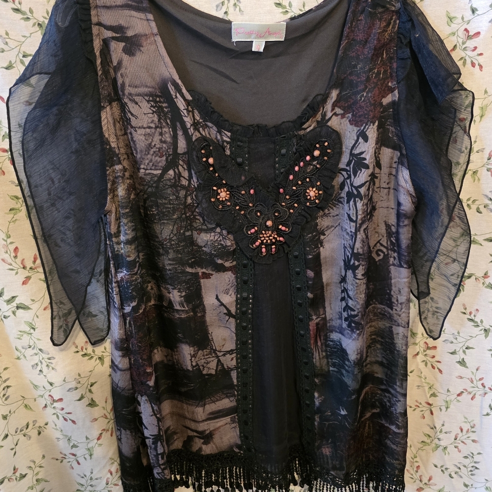XL Lot of 4 Blouses - Picture 8 of 13